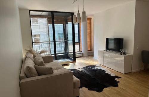 Business District Apartment | Žvėrynas Apartment with jacuzzi