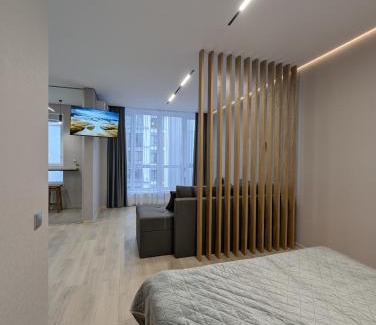 Vinnytsya Apartment | Ексклюзивна квартира-студія в ЖК Родинний Маєток, Пляж, Центр