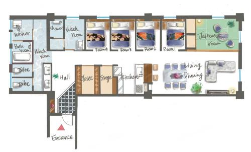 Kumoji Apartment | コンドミニアムHARU 那覇県庁前 201