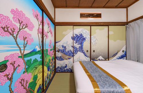 Yachiyo Apartment | 成田空港直通,駅徒歩11分,浅草直通,58平米,最大10名,和風貸切,日本文化体験,桜,花見,浮世絵