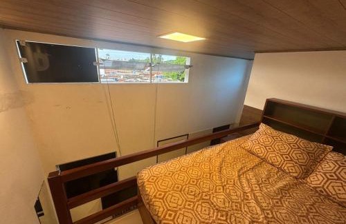 Poco House | 03 Kitnet próximo da praia com ar-condicionado