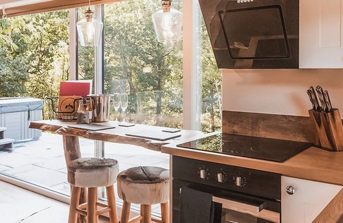 Mochdre Ski Chalet | 1 bedroom accommodation in Mochdre, Newtown