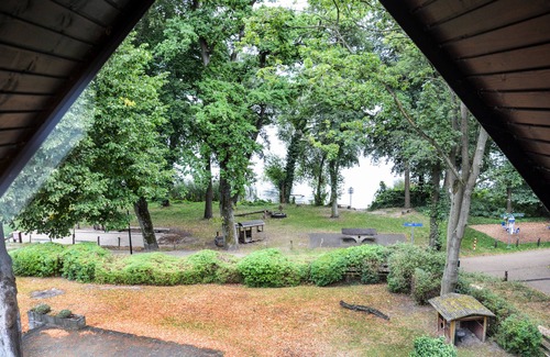 Schwielowsee Condo | 1 room apartment directly on the Schwielowsee with bathing access and garden