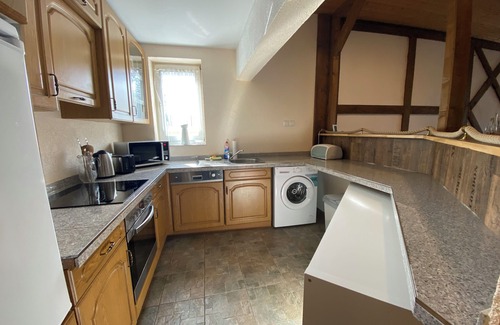 Krakvitz House | 100 square meter apartment with two sleeping areas, terrace, kitchen, bathroom and sauna!