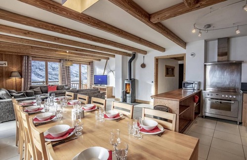 Reberty Apartment | 100m from ski slopes, 1st floor, fitness, sauna, terrace, balcony, fireplace or stove, tv