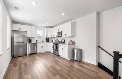 Atlantic City Apartment | 130 - Apt 2 · AC Beach Vibes: Stylish 3BR 1-Block to Boardwalk