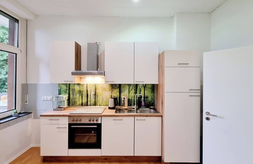 Luenen Apartment | 135m² Apartment I max. 8 guests I Central I Kitchen I Balcony I Parking I Wi-Fi