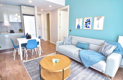 Bagcilar Apartment | 13th floor Brand new cozy 2BR Apt with Balcony