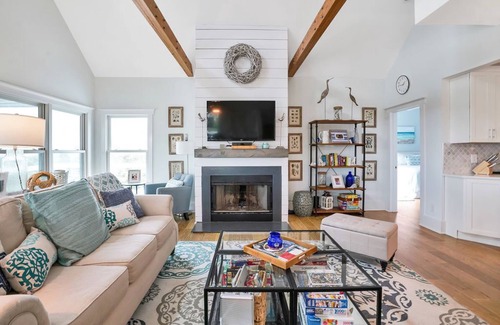 South Beach House | 15 Brown Pelican Oceanfront Second Row - Major addition Completed!