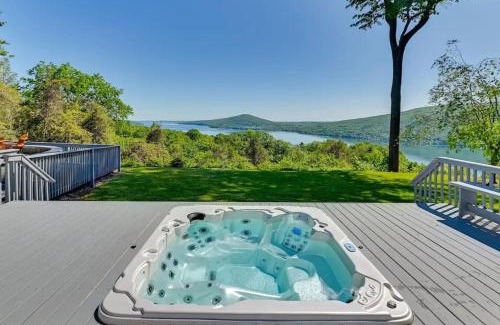 Naples House | 153) Hot Tub While Taking In Lake Front View