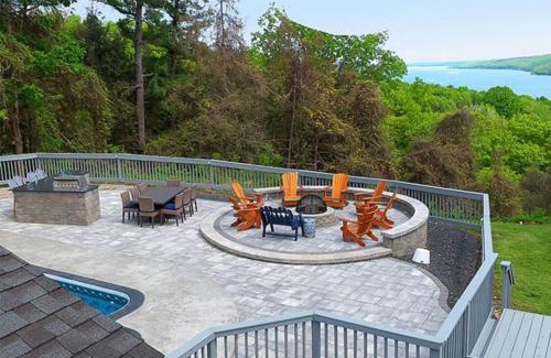 Naples House | 153) Hot Tub While Taking In Lake Front View