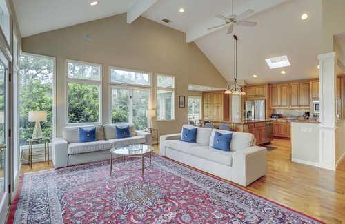 Sea Pines House | 18 Audubon Pond - Beautiful Marsh Views, Private Pool and an EV Charger too!