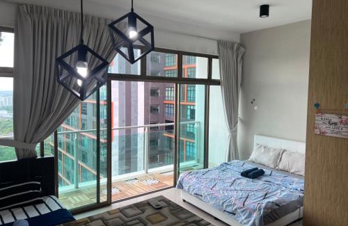 Taman Mount Austin Apartment | 19-JY Sweet Homestay Studio High Floor at PALAZIO Mount Austin