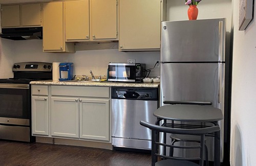 South Central Houston Apartment | 1Bedroom Studio NRG MDA Med UH Zoo DT Galleria KgBD Pool WiFi 4KTV