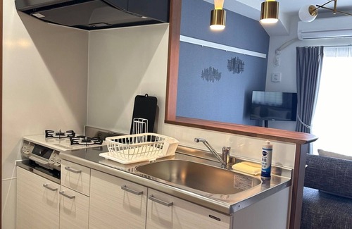 Maekawa Apartment | 1LDK 2 double beds 1 sofa bed WiFi available p/Nanjo Okinawa