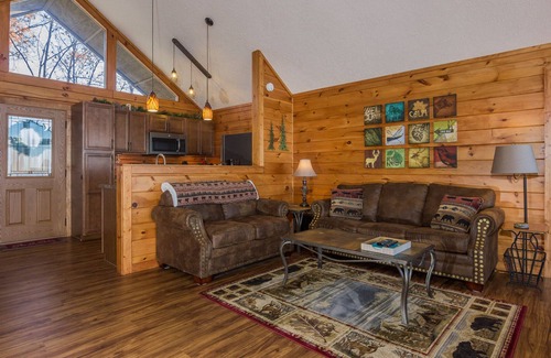 Sevierville Cabin | 2 Bed Cabin - Hot Tub, View! Enjoy all the Fun of Fall!