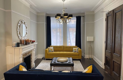 McGinley Square Apartment | 2-bedroom duplex in excellent Jersey City with AC, fitness room, parking