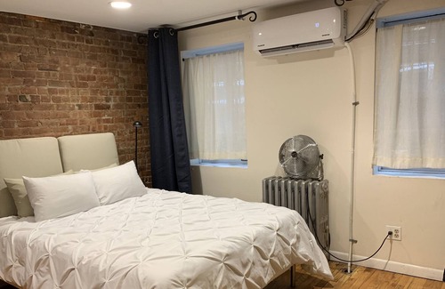 Fort Greene House | 2 bedrooms created w/ heavy curtains by BAM, a cultural district w/private yard