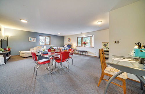 Seattle Metro Area Apartment | 2 Mi to Burien: Peaceful Studio w/Deck!