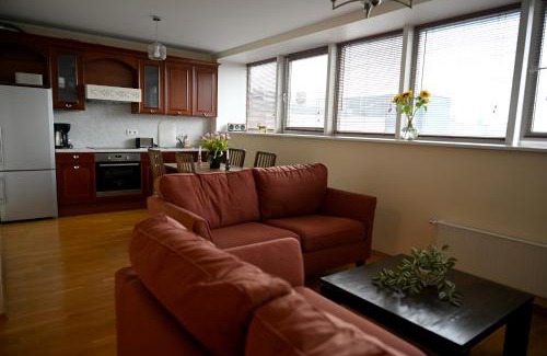 Kesklinn Apartment | 2-Story Penthouse with Private Sauna, Seaview Terrace & Two Bathrooms