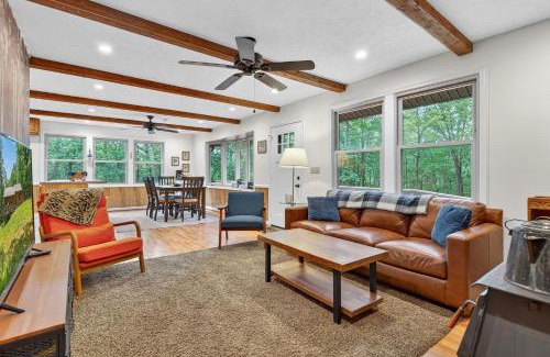 South Fork Ski Chalet | 20 acres w Private Pavilion, Fireplace & Fire Pit