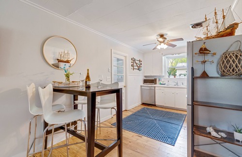 Folly Beach Cottage | 208 W Ashley - Under the Palms - Central Location - Pets Considered