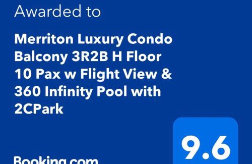 Kuching Apartment | 24'HR CHECK IN H'FLOOR SARADISE MERRITON RESIDENCY KUCHING LUXURY BALCONY FACING AIRPORT 3R2B-2Cpark