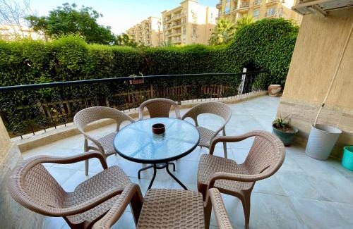 Al Rehab Apartment | 2BR Apartment with Private Garden in Downtown Rehab Near Malls