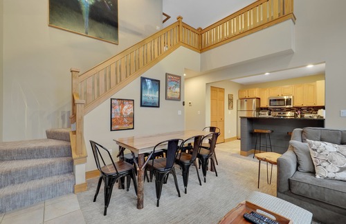 Boyne Falls Condo | 2BR with Loft in Disciples Village | Pet Friendly | Gas Fireplace