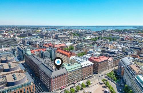Kamppi Apartment | 2ndhomes 142 Sqm Top Floor 4 and 1 Room Apartments With Sauna And Balcony in the Center of Helsinki