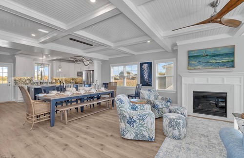 Admiral Estates House | 3 levels with 5 bedrooms, 4.5 baths, elevator, heated pool, and lots of gathering spaces both inside and out!