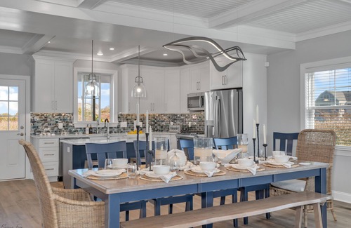 Admiral Estates House | 3 levels with 5 bedrooms, 4.5 baths, elevator, heated pool, and lots of gathering spaces both inside and out!