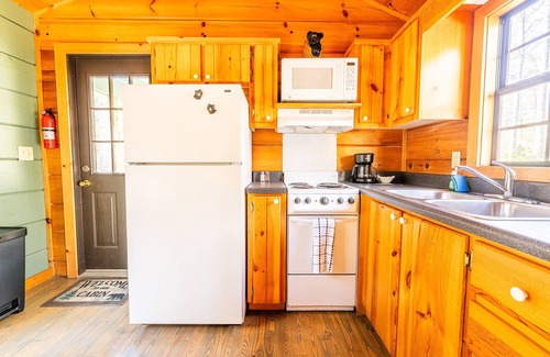 Hendersonville Cabin | {3 of 4} Cozy Cabins near DuPont State Park! Handicap Accessible! Pet Friendly!
