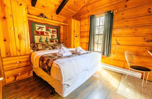 Hendersonville Cabin | {3 of 4} Cozy Cabins near DuPont State Park! Handicap Accessible! Pet Friendly!