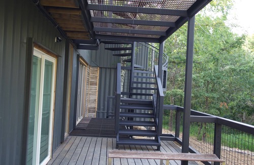 Eureka Springs House | 3 Story Container Home on 10 acres in Eureka Springs
