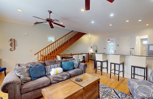Crescent Beach House | 3-story, dog-friendly home with pool & balcony - walk to beach