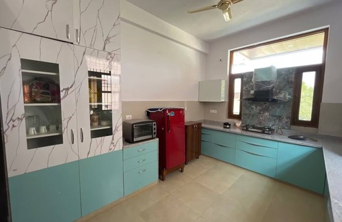 Jaipur District House | 3Br/3Ba townhome in posh locality of Jaipur with AC, WiFi, fitness area