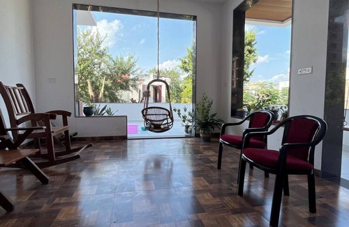 Jaipur District House | 3Br/3Ba townhome in posh locality of Jaipur with AC, WiFi, fitness area