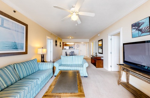 Fort Walton Beach Condo | 3rd Floor Coastal Condo On Okaloosa Island Waterfall, Lazy River