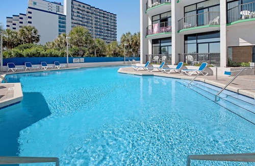 Myrtle Beach Apartment | 3rd Floor Oceanfront, Dog Friendly, Snowbird Friendly Studio w/Pool & Hot Tub