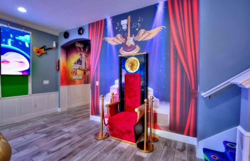 Loughman House | 4011-OL-Music Genres themed with bowling alley