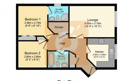 Paisley Apartment | 5 minutes to Glasgow airport
