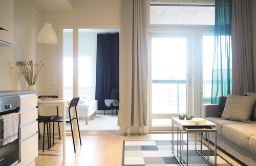 Tampere Apartment | 5th Floor apartment with Lake View and Glazed Balcony