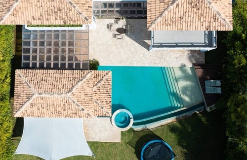 El Palmar Villa | 6 bdr + 7 bthr Villa with Private pool/garden and sunroom๐ท๐/near the beach ๐
 ๐ ๐