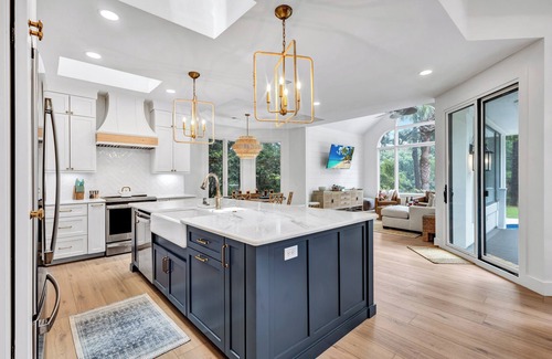 Palmetto Dunes House | 6 Off Shore @ Palmetto Dunes | Pool, Yard & Dock | Lagoon Views | Steps to Ocean