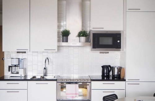 Tampere Apartment | 7th Floor Studio Apt with Lake View and Glazed Balcony