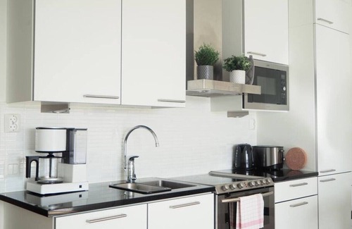 Tampere Apartment | 7th Floor Studio Apt with Lake View and Glazed Balcony