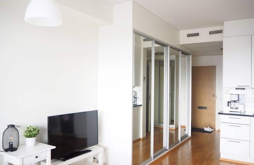 Tampere Apartment | 7th Floor Studio Apt with Lake View and Glazed Balcony