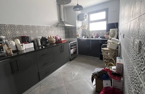 Al-Basatin Apartment | A beautifully Mixed theme between modern and traditional art decor Marble floors