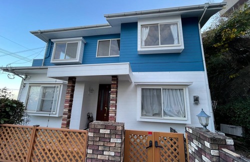 Kitakyushu House | A house with a night view and a healing wood stove - HH/Kitakyushu Fukuoka